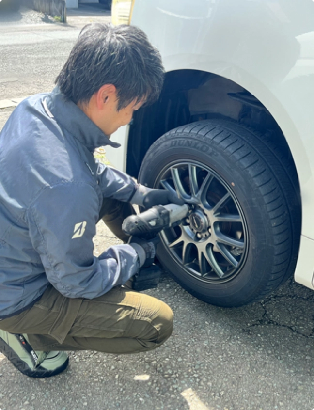いつものお店だから、車の事でも気軽に頼れる。